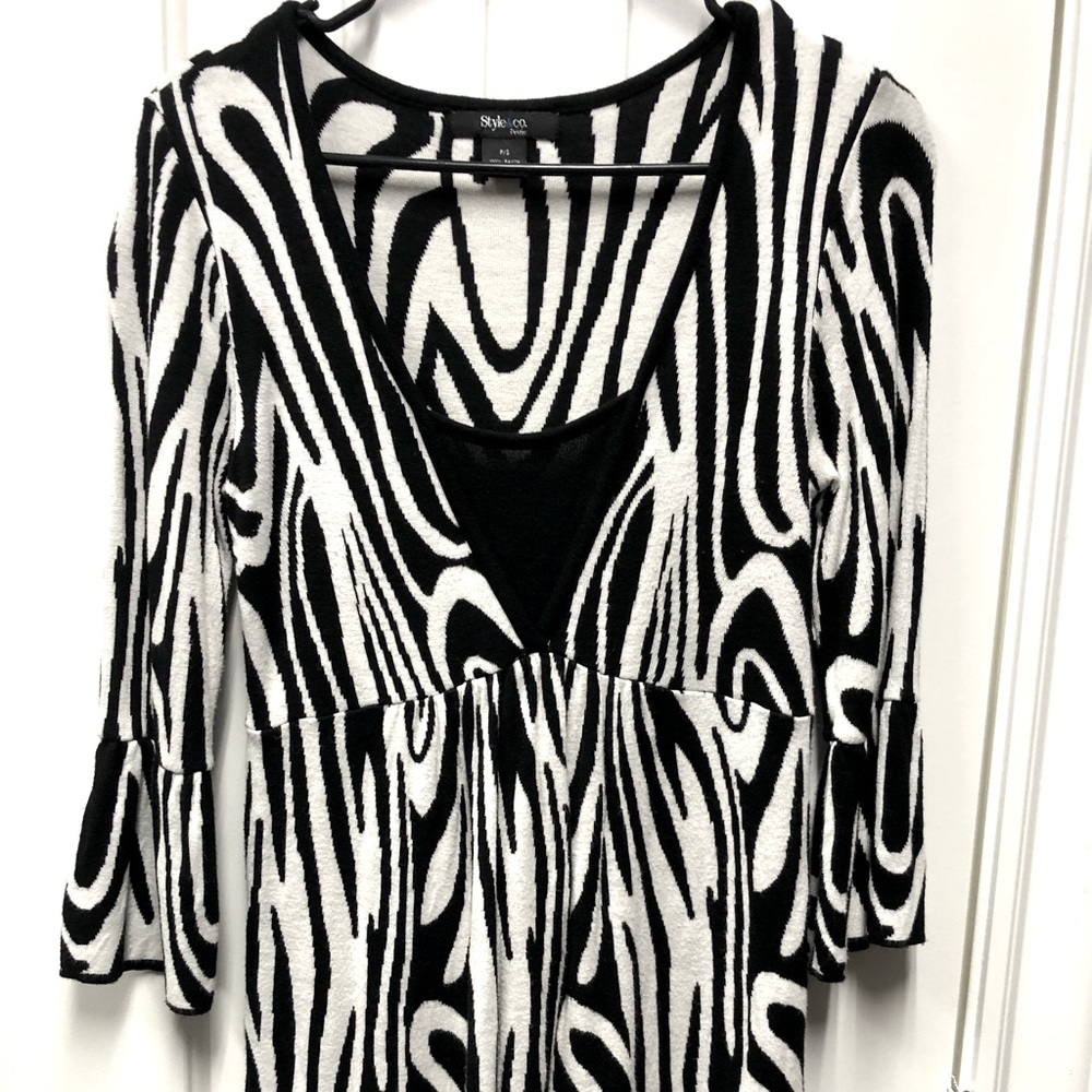 Zebra print blouse